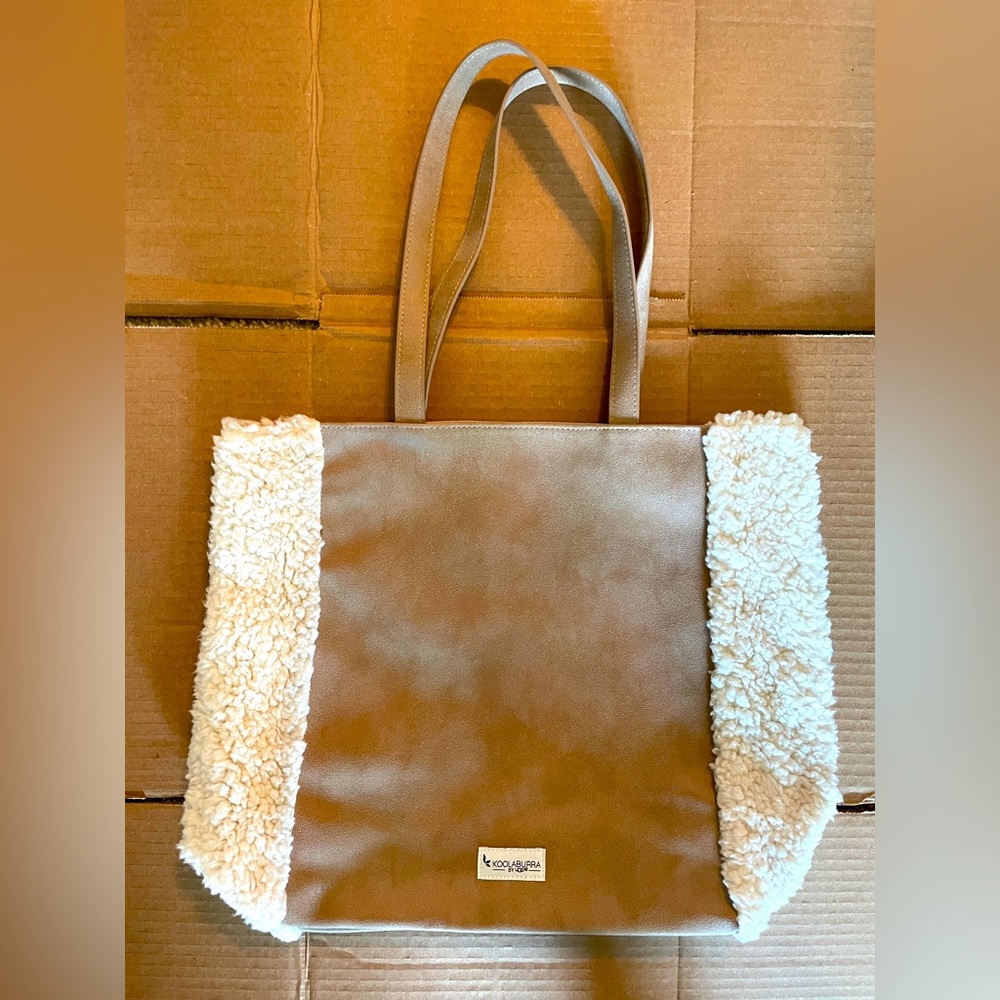 Koolaburra by Ugg Microfiber and Sherpa Tote Bag